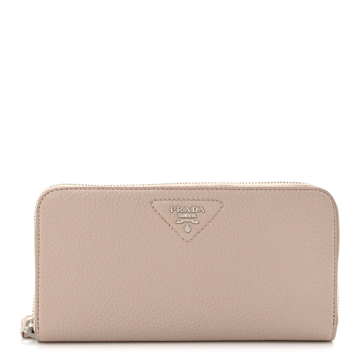 Vitello Daino Triangle Zip Around Wallet Ninfea