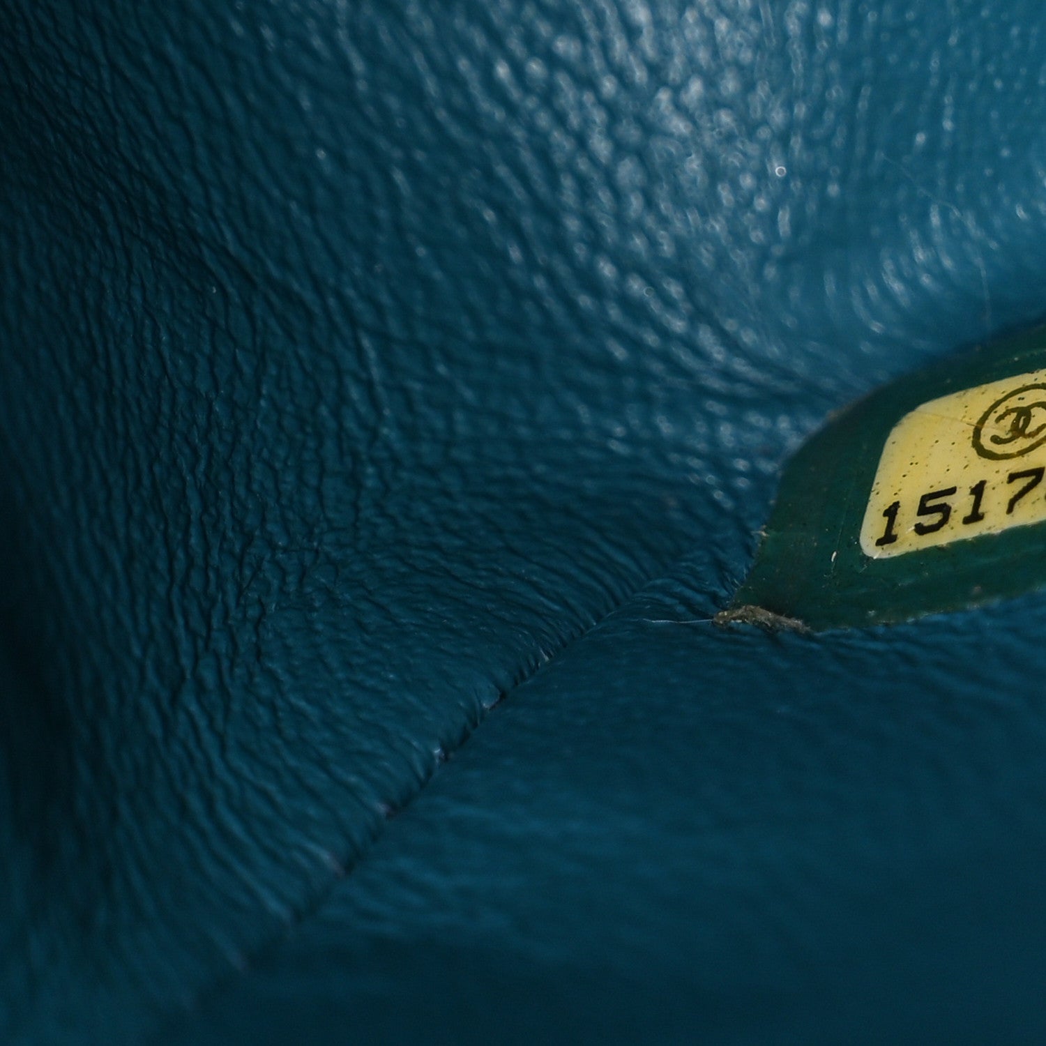 Chanel Lambskin Quilted Jumbo Double Flap Turquoise 7 of 10