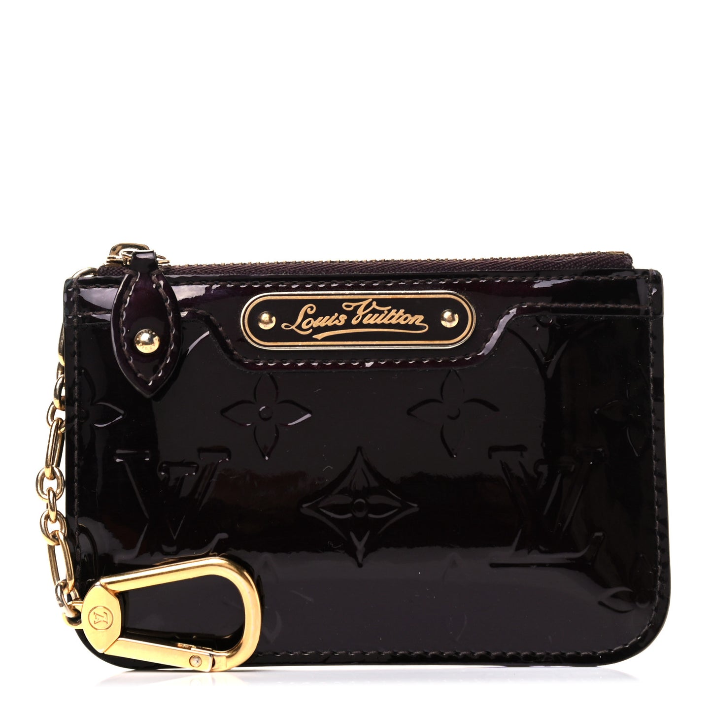 Vernis Key Pouch Amarante
