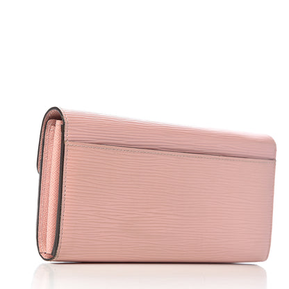 Louis Vuitton Epi Sarah Wallet NM Rose Ballerine 3 of 7
