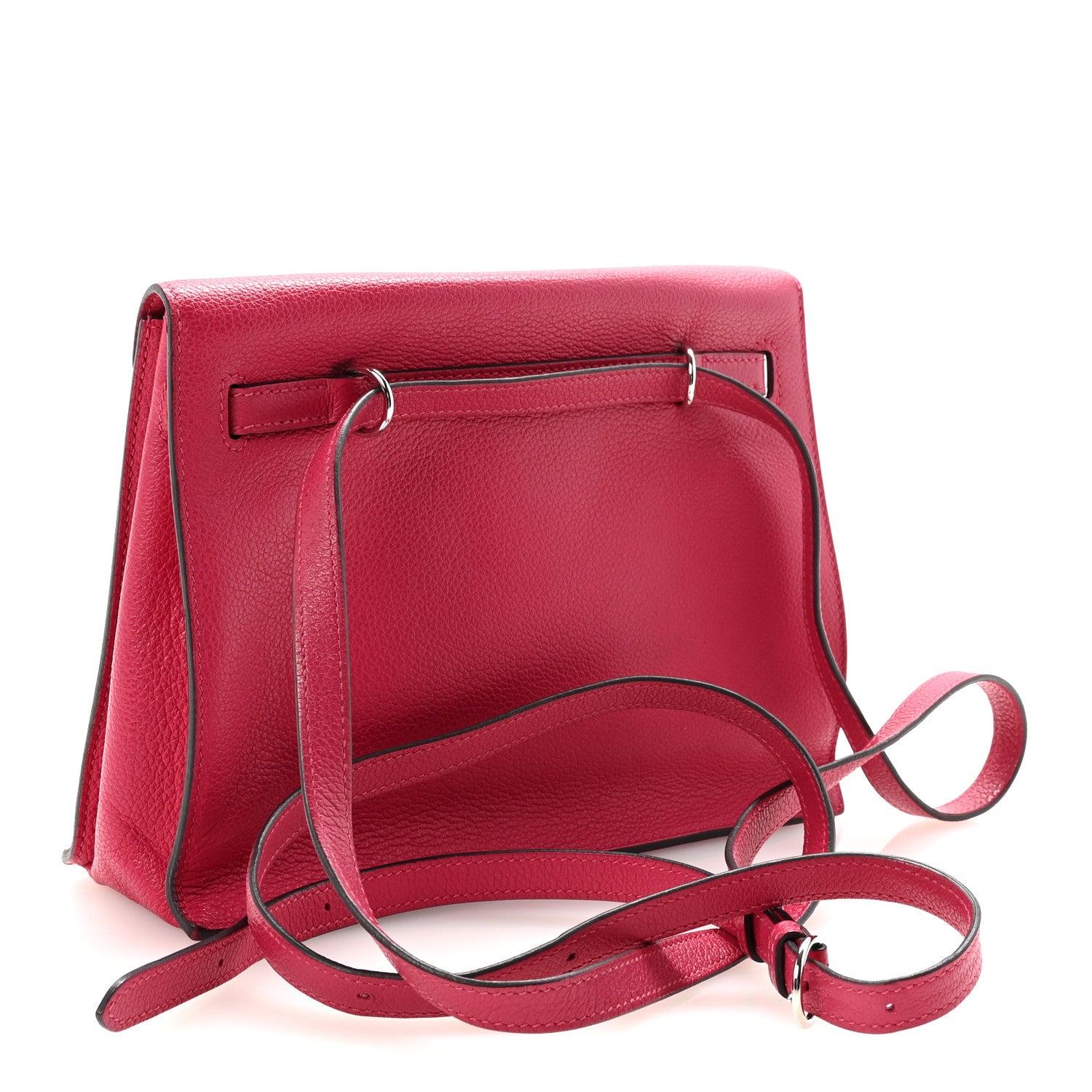 Hermes Evercolor Kelly Danse II Belt Bag Framboise 3 of 11