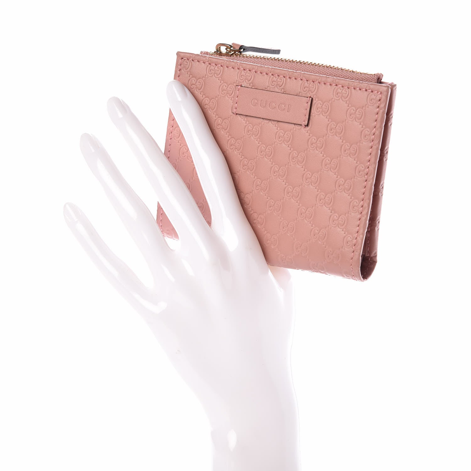 Gucci Microguccissima Bi-Fold Wallet Soft Pink 2 of 7