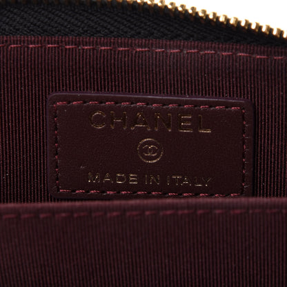 Chanel Lambskin Quilted Zip Coin Purse Black 7 of 9