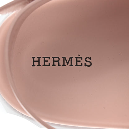 Hermes Parachute Fabric Calfskin Electric Sandals 40 Rose Rose Opaline 7 of 8