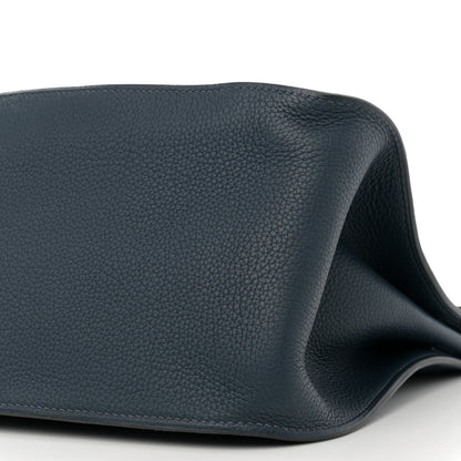 Hermes Taurillon Clemence Jypsiere 34 Bleu de Prusse 10 of 15