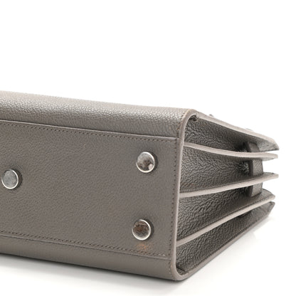 Saint Laurent Grained Calfskin Nano Sac De Jour Fog 9 of 11