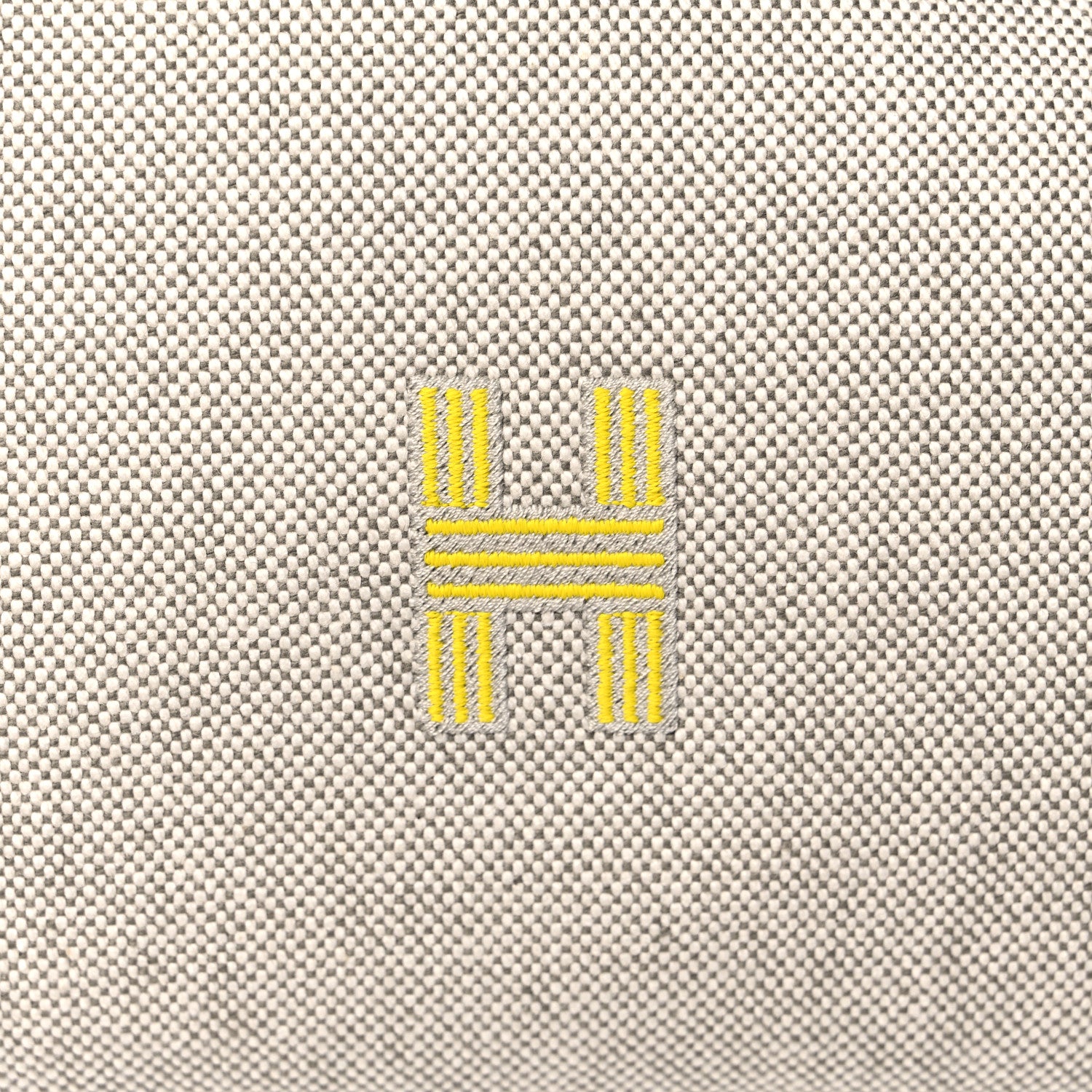 Hermes Canvas Small Bride-A-Brac Pouch Natural Jaune Citron 7 of 9