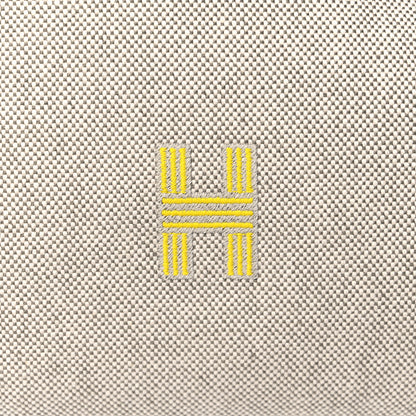 Hermes Canvas Small Bride-A-Brac Pouch Natural Jaune Citron 7 of 9