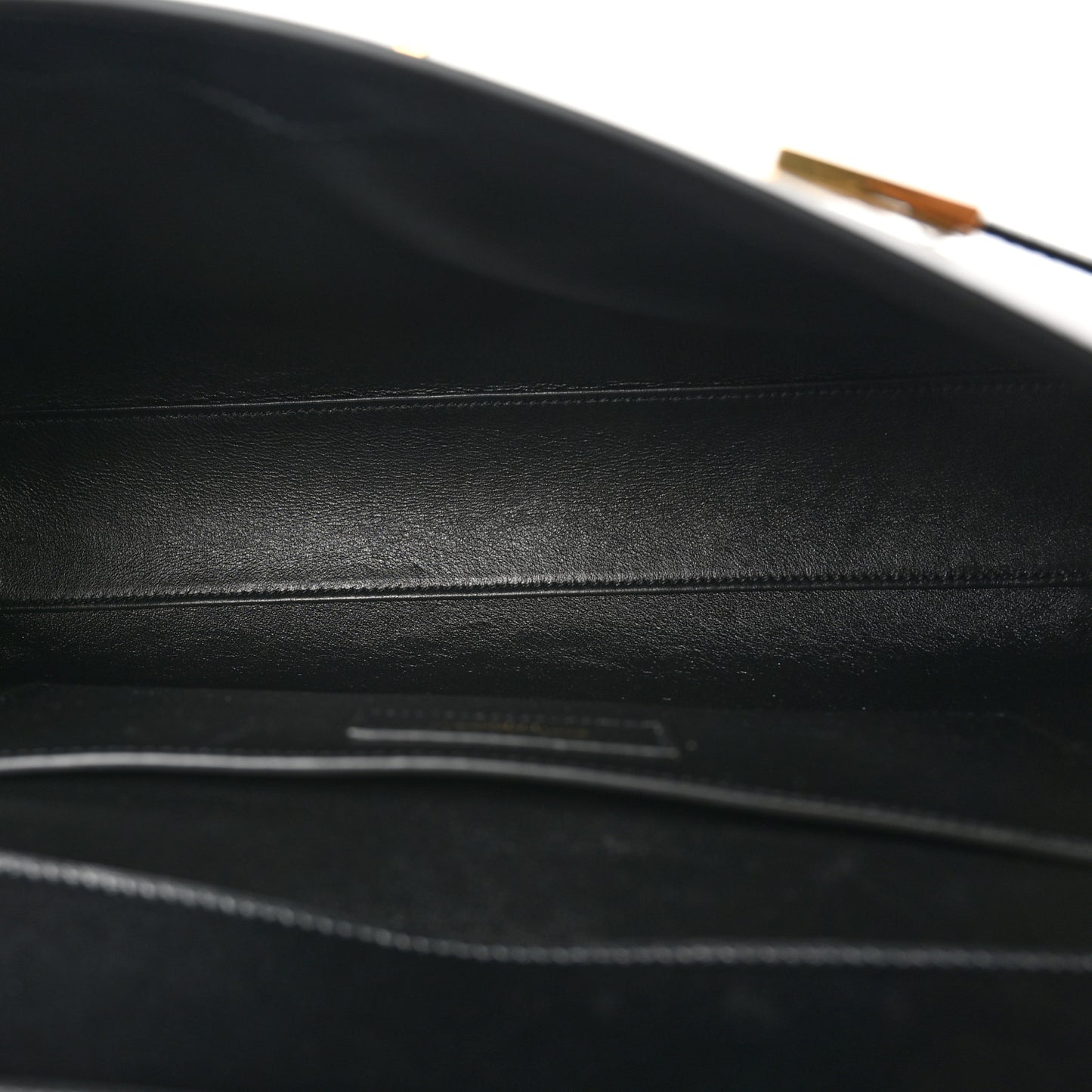 Smooth Calfskin Manhattan Shoulder Bag Black