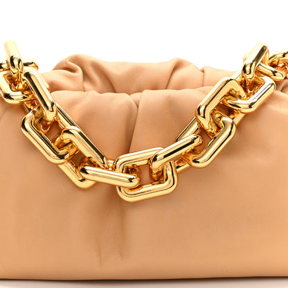 Bottega Veneta Calfskin The Pouch Chain Almond 9 of 12