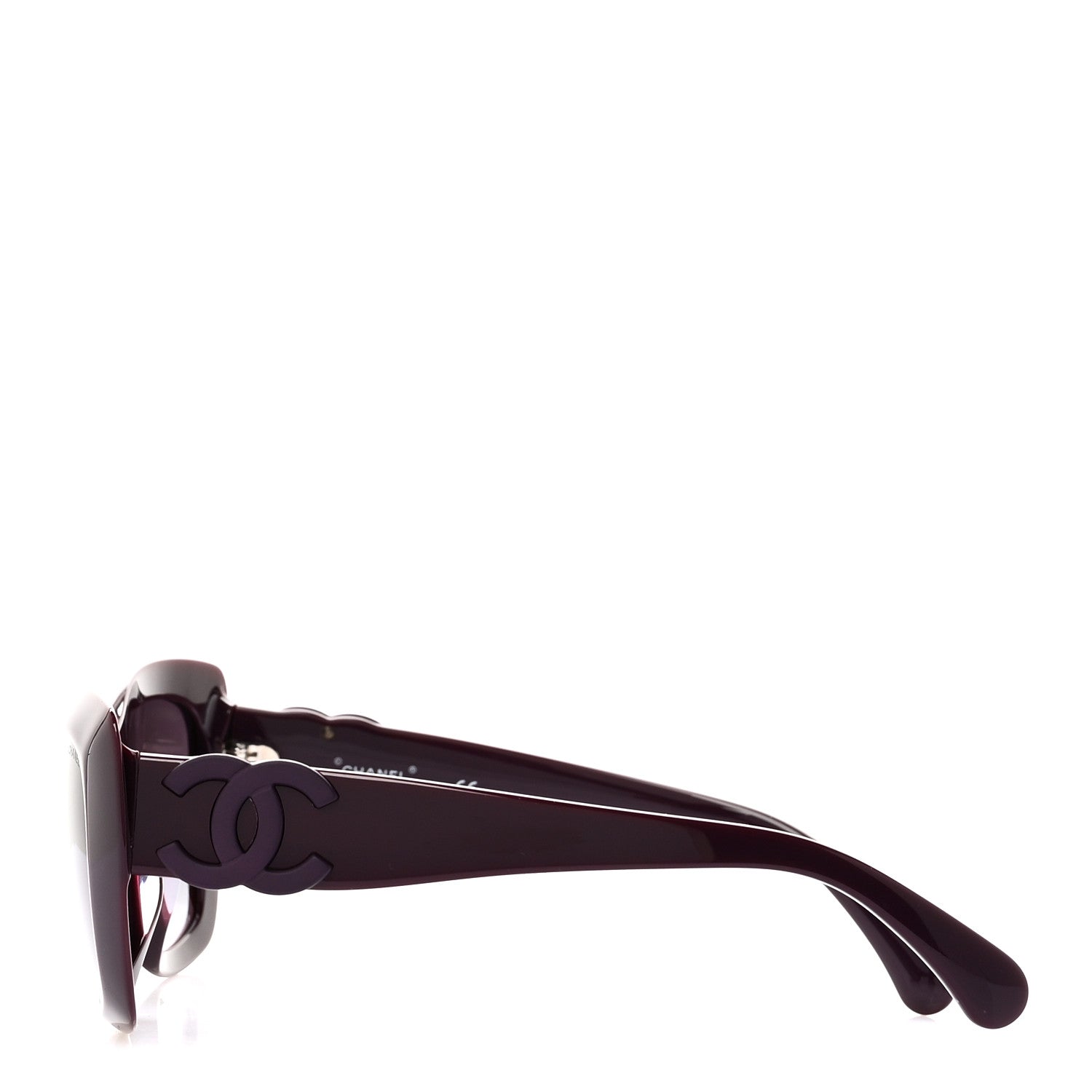 Chanel Acetate Square Sunglasses 71395 Purple 3 of 8