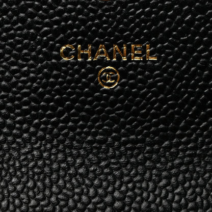 Chanel Caviar Quilted Flap Card Holder Black 6 of 8