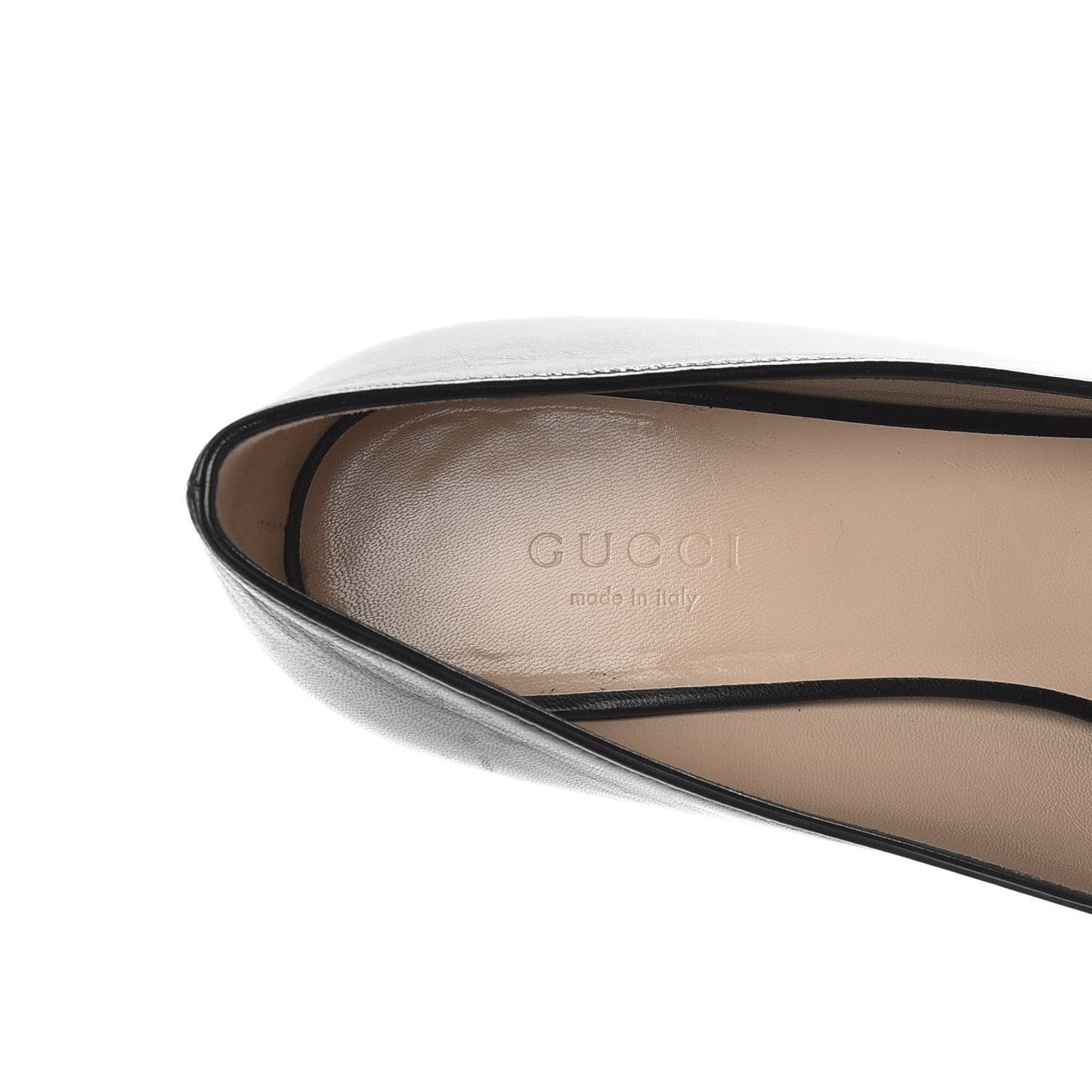 Malaga Kid GG Marmont Fringe 50mm Loafer Pumps 37 Black