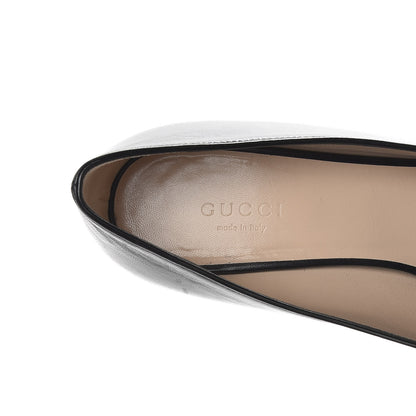 Gucci Malaga Kid GG Marmont Fringe 50mm Loafer Pumps 37 Black 7 of 10