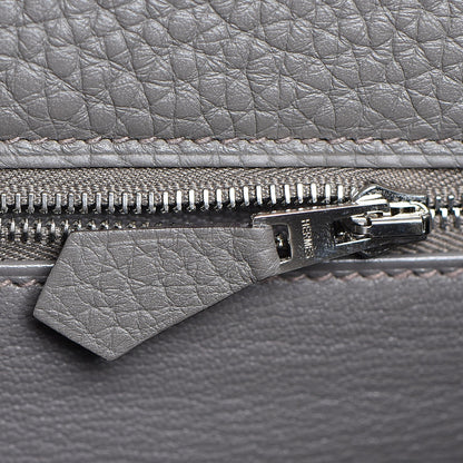 Hermes Taurillon Clemence Kelly Retourne 35 Etain 33 of 40