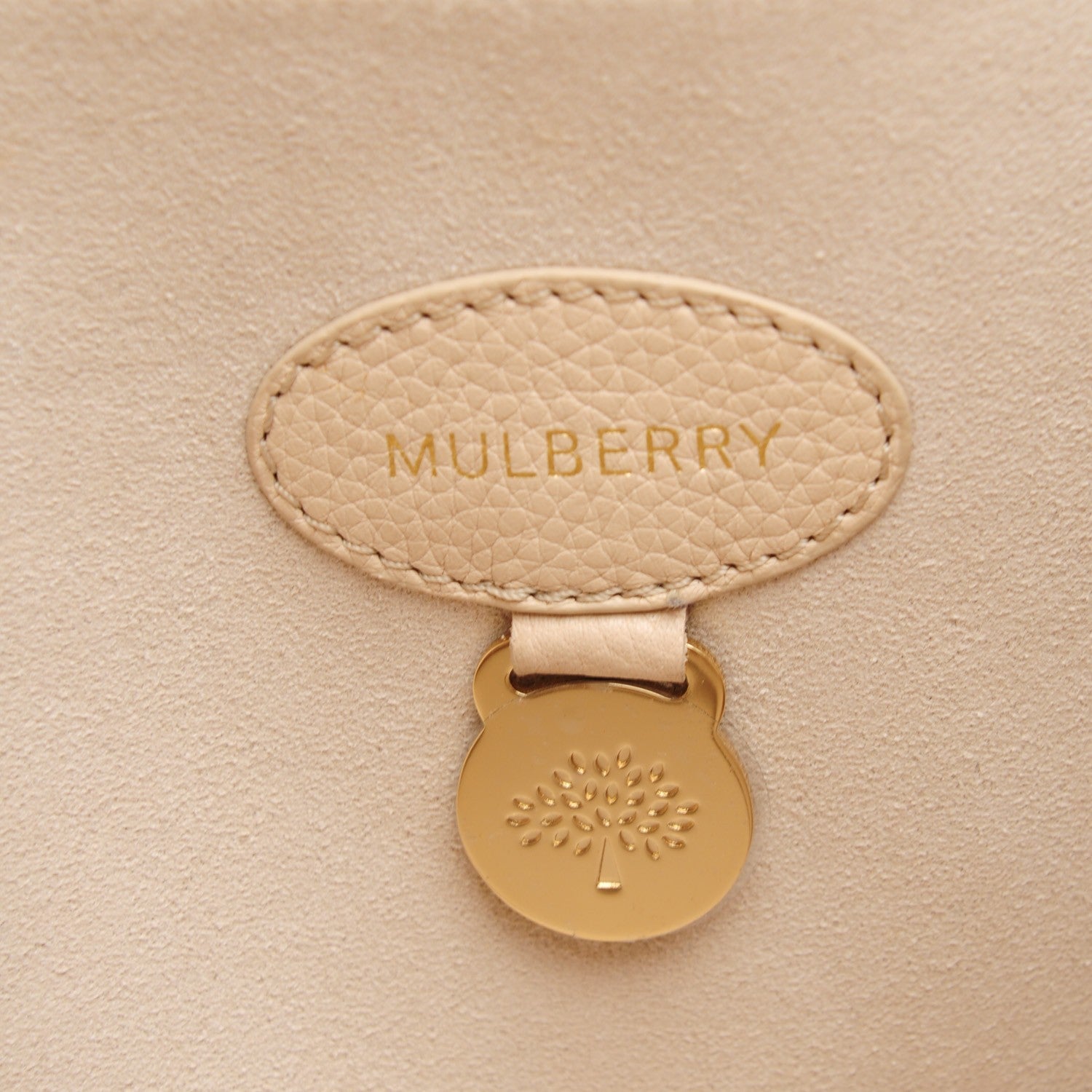 Mulberry Small Classic Grain Bayswater Buttercream 8 of 9