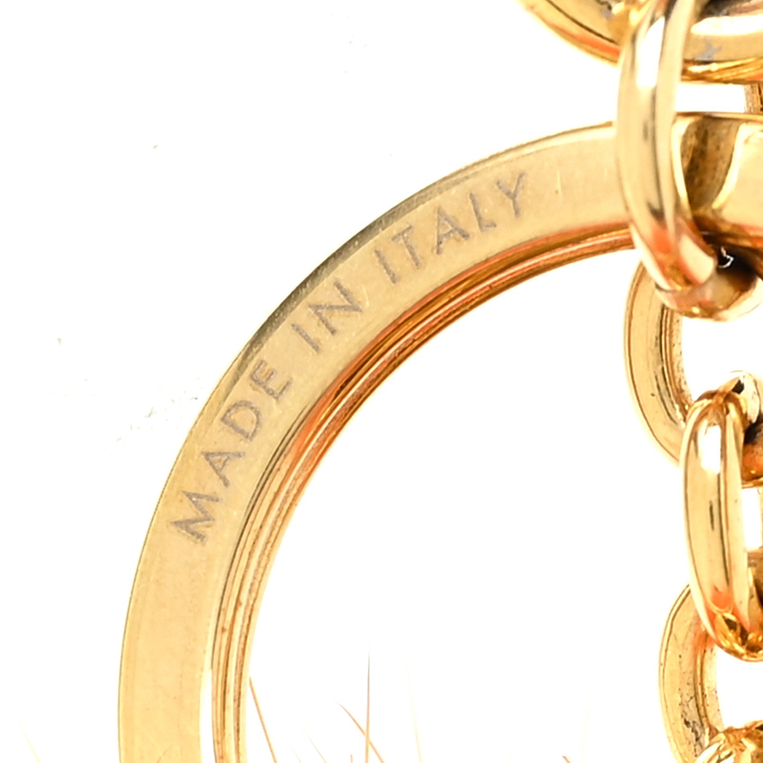 Louis Vuitton Mink Fluo Bubble Bag Charm Key Holder Orange 4 of 5