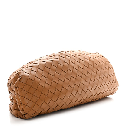 Bottega Veneta Nappa Maxi Intrecciato The Pouch Oversized Clutch Caramel 4 of 11