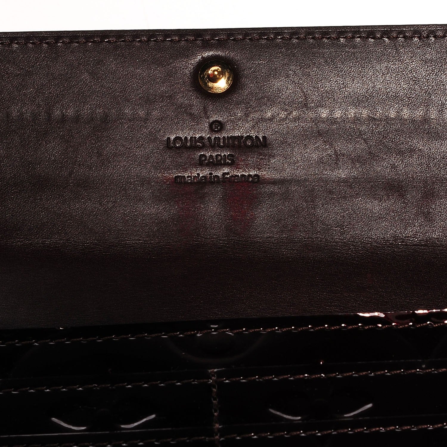 Louis Vuitton Vernis Sarah Wallet Amarante 6 of 8