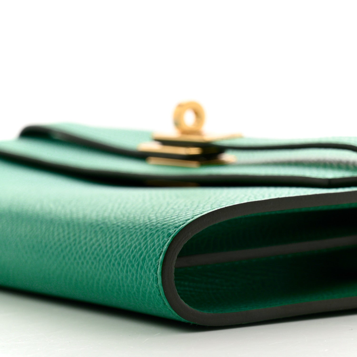 Hermes Epsom Kelly Wallet To Go Vert Jade 7 of 8