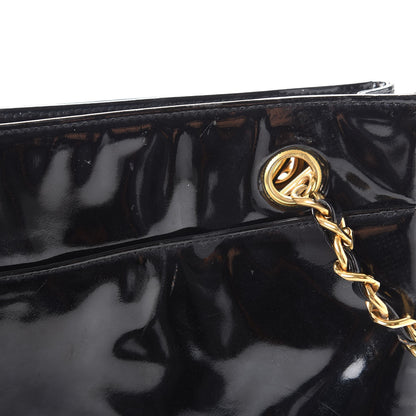 Chanel Patent CC Tote Black 12 of 14