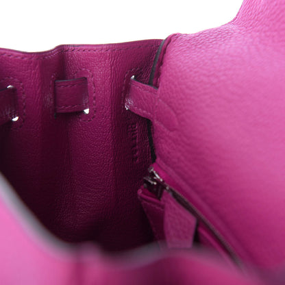 Hermes Togo Kelly Retourne 25 Rose Pourpre 9 of 10
