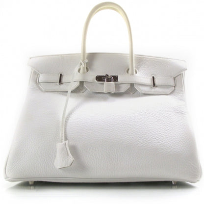 Hermes Taurillon Clemence Birkin 35 White 1 of 12