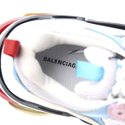 Balenciaga Fabric Mesh Womens Triple S Sneakers 36 White Blue Pink 7 of 7