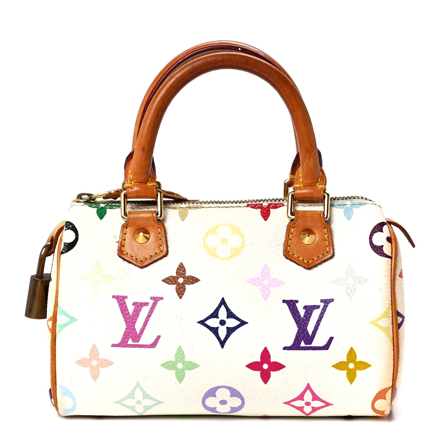Louis Vuitton Monogram Multicolor Mini Sac HL Speedy White 1 of 11