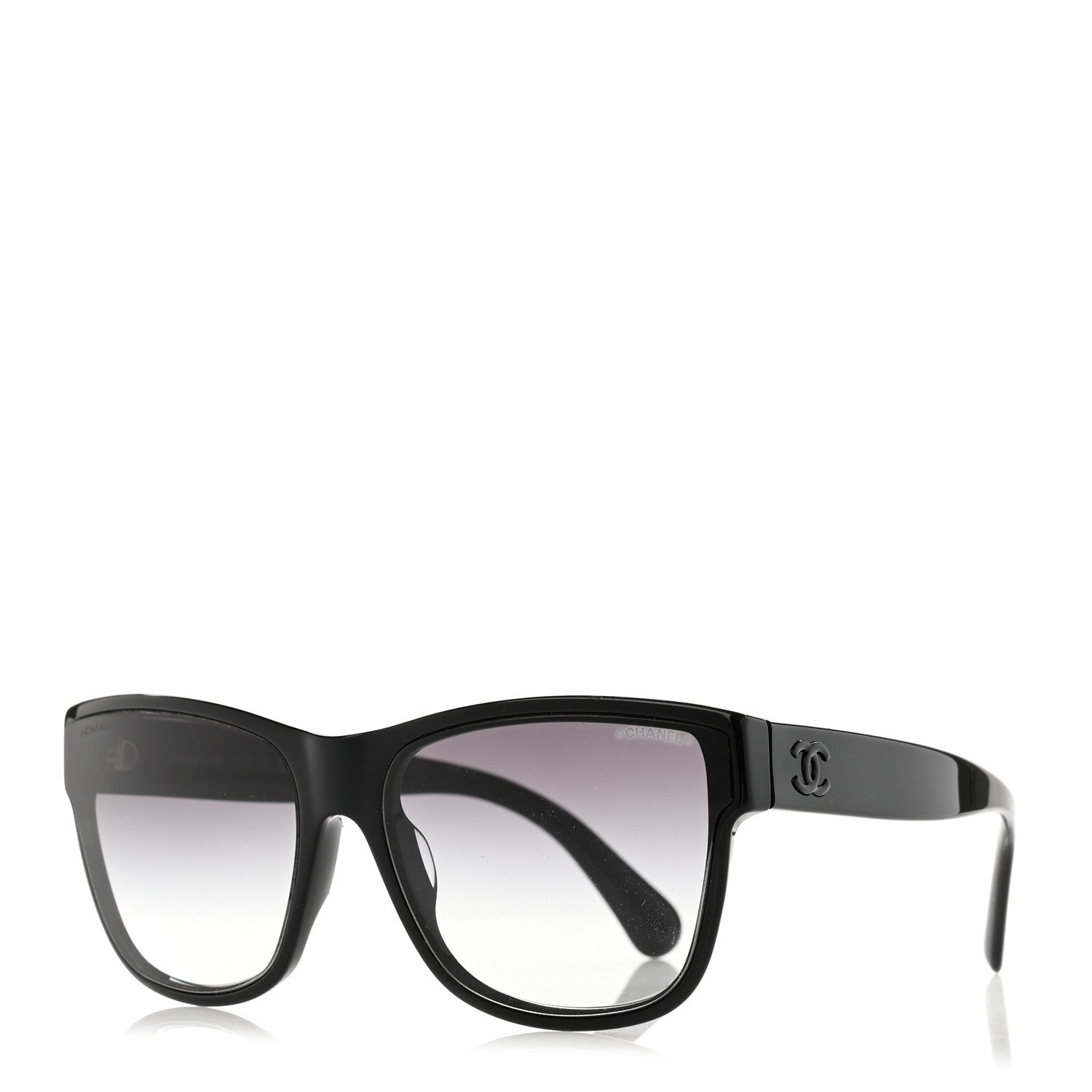Chanel Acetate Butterfly CC Sunglasses 5386 Black 1 of 8