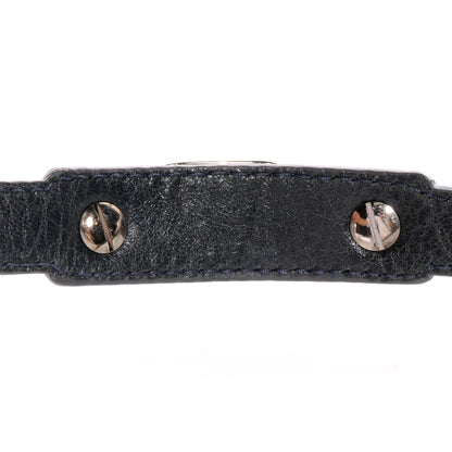 Balenciaga Agneau Giant 12 Silver Hardware Triple Tour Bracelet Small Anthracite 8 of 8
