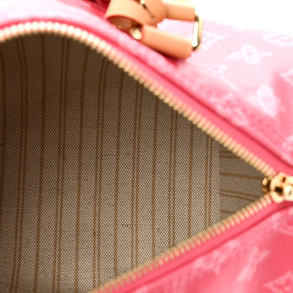 Louis Vuitton Monogram Origine Speedy Bandouliere 25 Rose Ruban 5 of 10