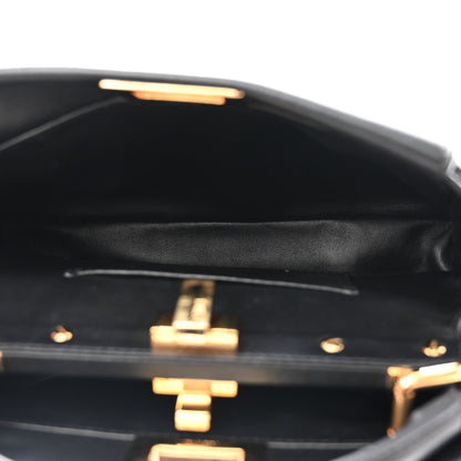 Fendi Nappa Mini Peekaboo Iconic Satchel Black 6 of 11