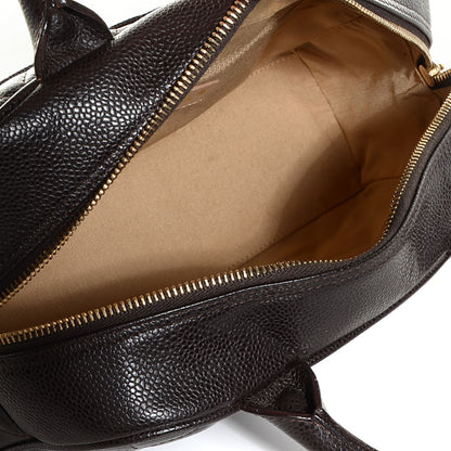 Chanel Caviar Quilted Small Bowler Brown 5 of 7