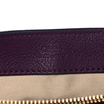 Chloe Calfskin Medium Faye Day Shoulder Bag Intense Violine 5 of 10