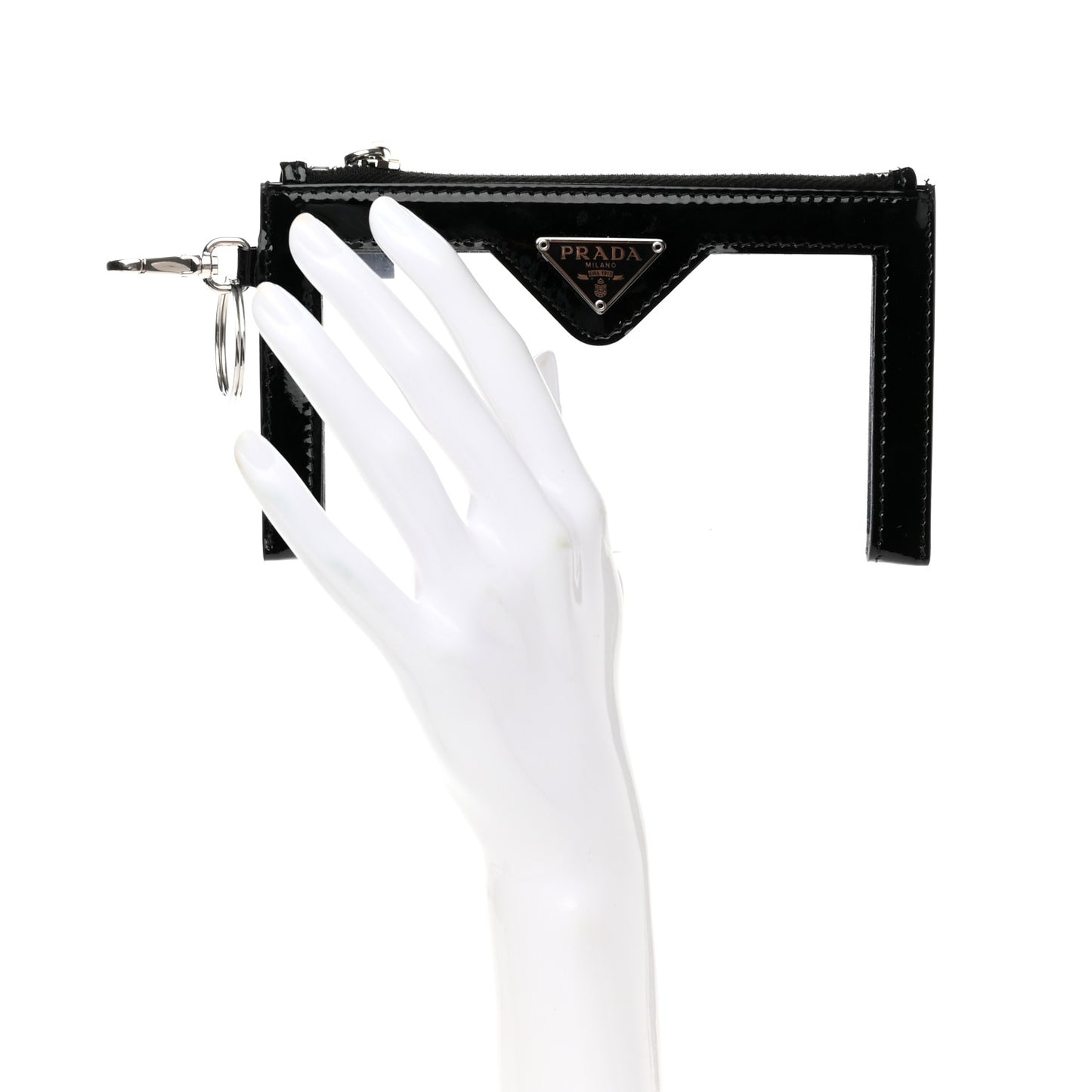 Vernice PVC Card Holder Black