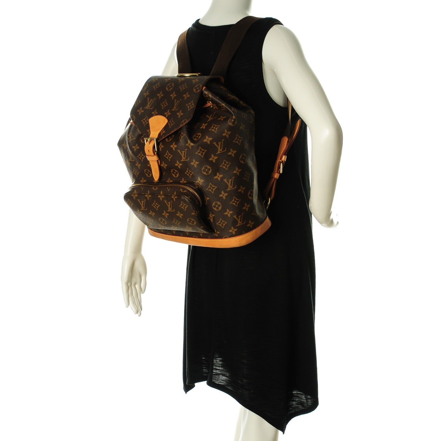 Louis Vuitton Monogram Montsouris GM Backpack 2 of 10