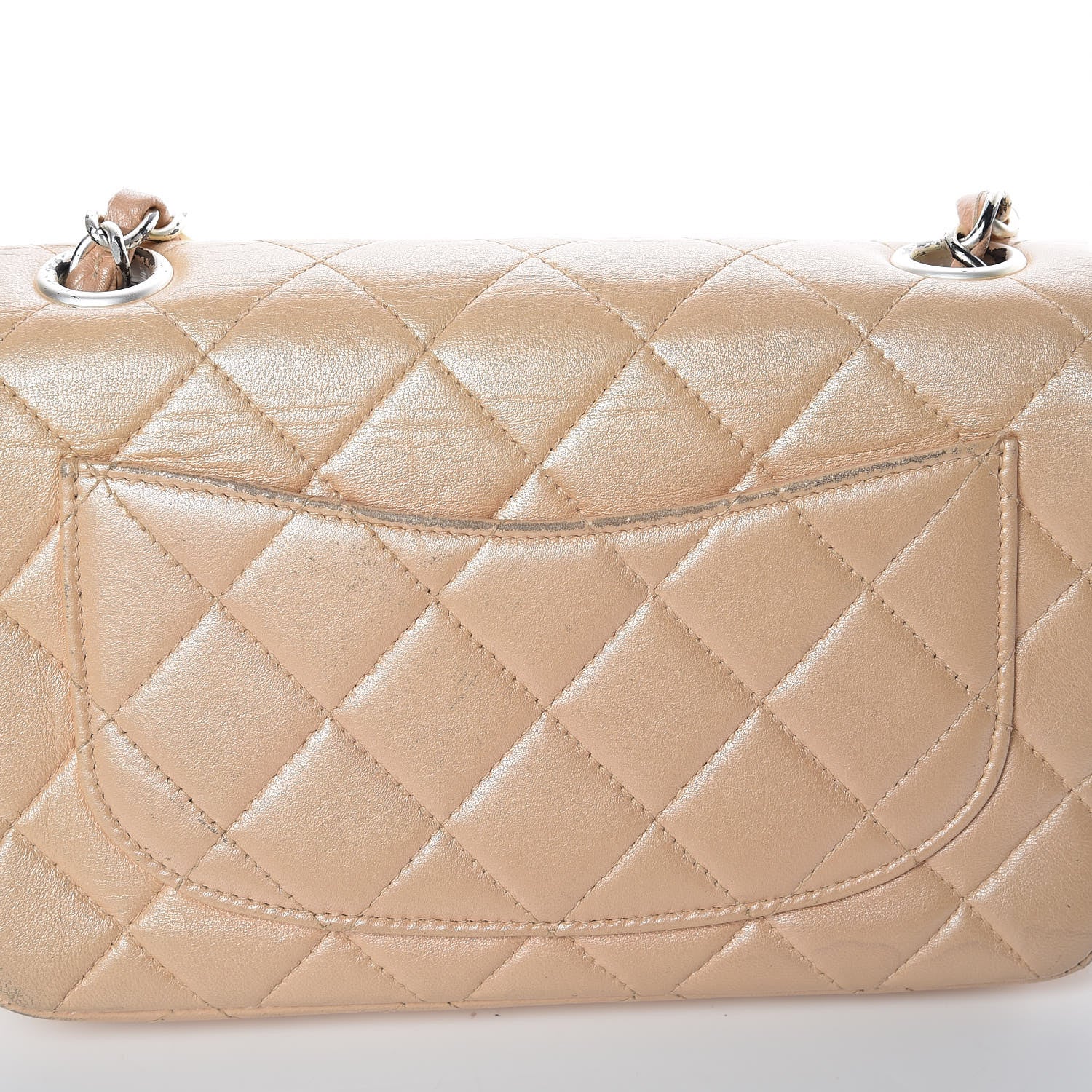 Chanel Lambskin Quilted Extra Mini Flap Light Beige 15 of 27