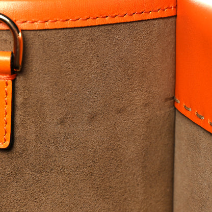 Fendi Vitello King Tamponato Plexiglass Medium Fendi Sunshine Shopper Tote Clementine 12 of 18