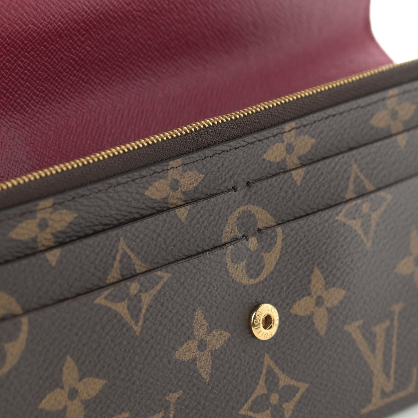 Monogram Emilie Wallet Fuchsia