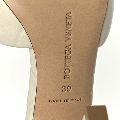 Bottega Veneta Nappa Quilted Rubber Lido Mule Sandals 39 Sea Salt 7 of 7