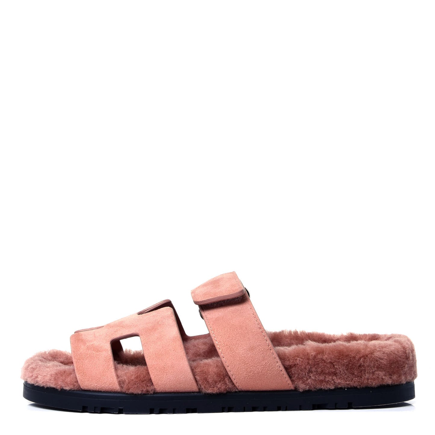 Suede Goatskin Woolskin Womens Chypre Sandals 36 Rose Aube