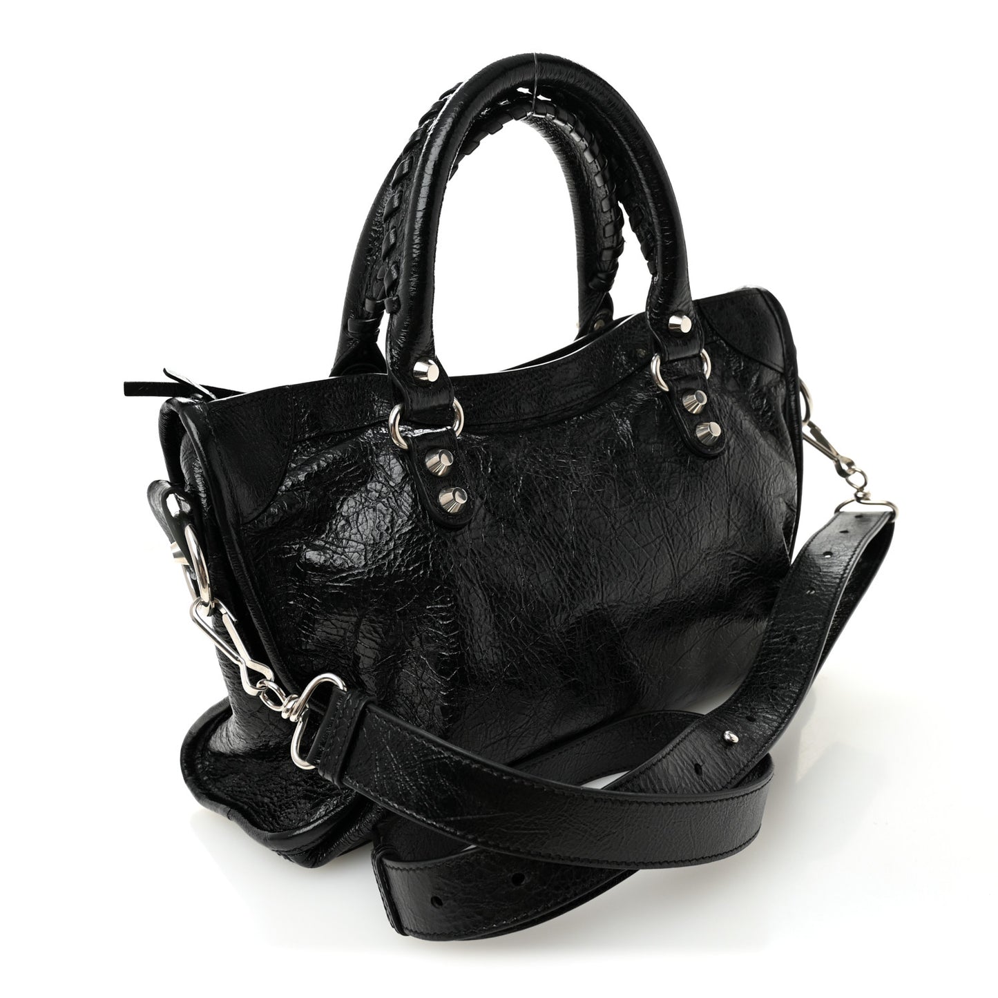 Agneau Arena Silver Hardware Small Le City Black