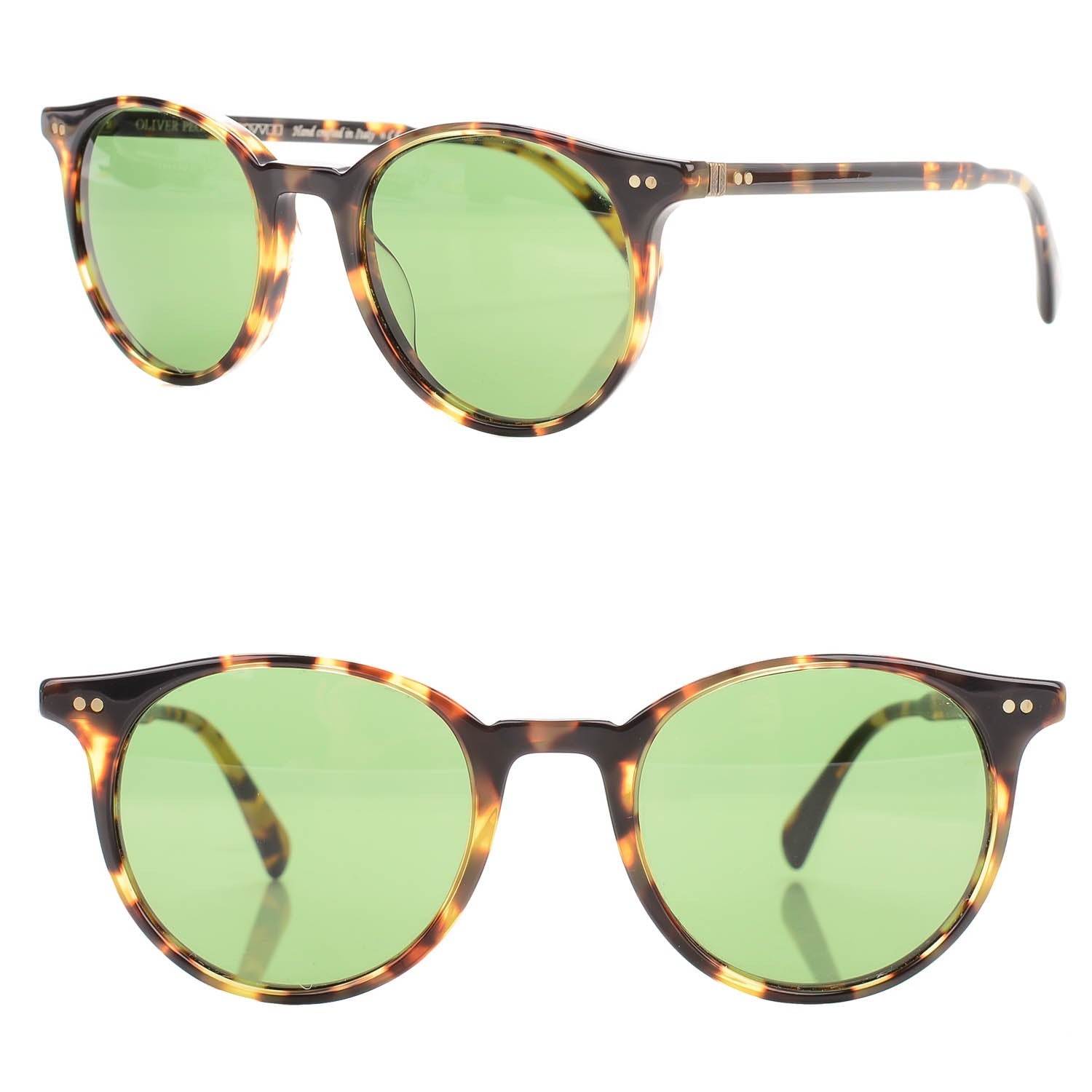 Oliver Peoples Delray Sun Sunglasses Vintage Dark Tortoise Brown 1 of 6