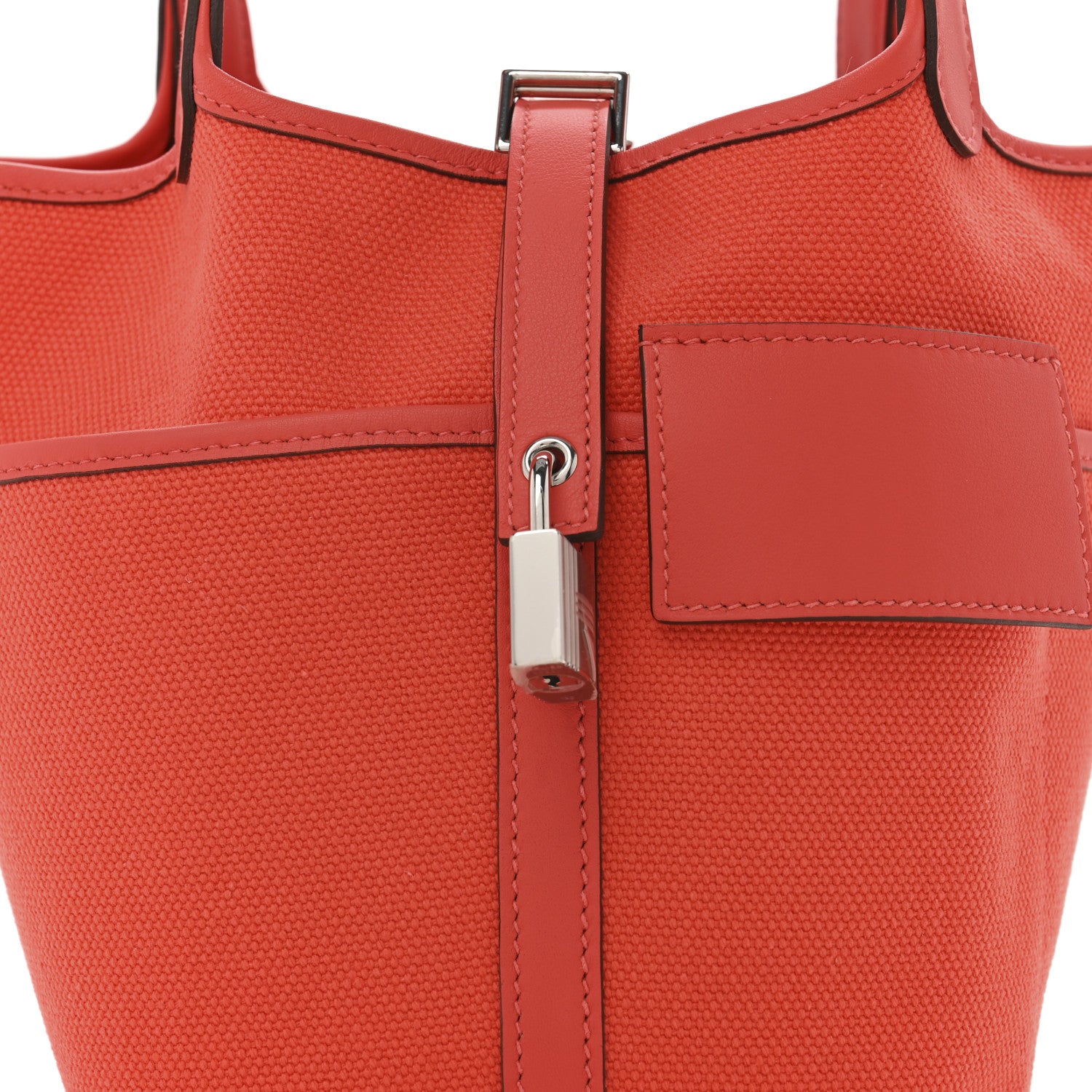 Hermes Toile Goeland Swift Cargo Picotin Lock 18 Orange Field 8 of 10