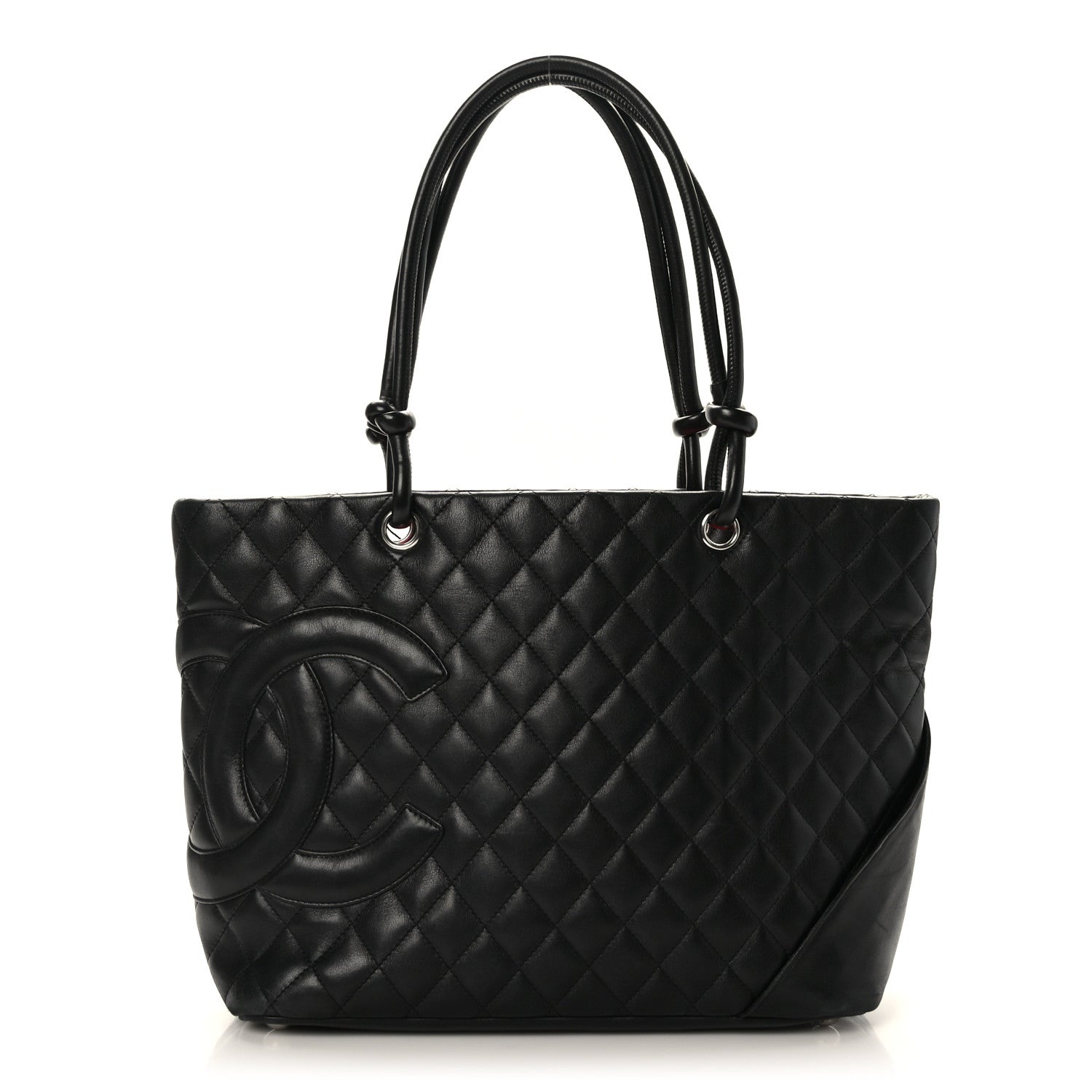 Chanel Calfskin Quilted Large Cambon Tote Black 1 of 9