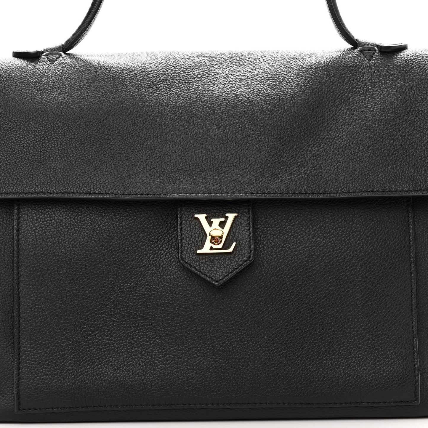 Calfskin Lockme MM Black