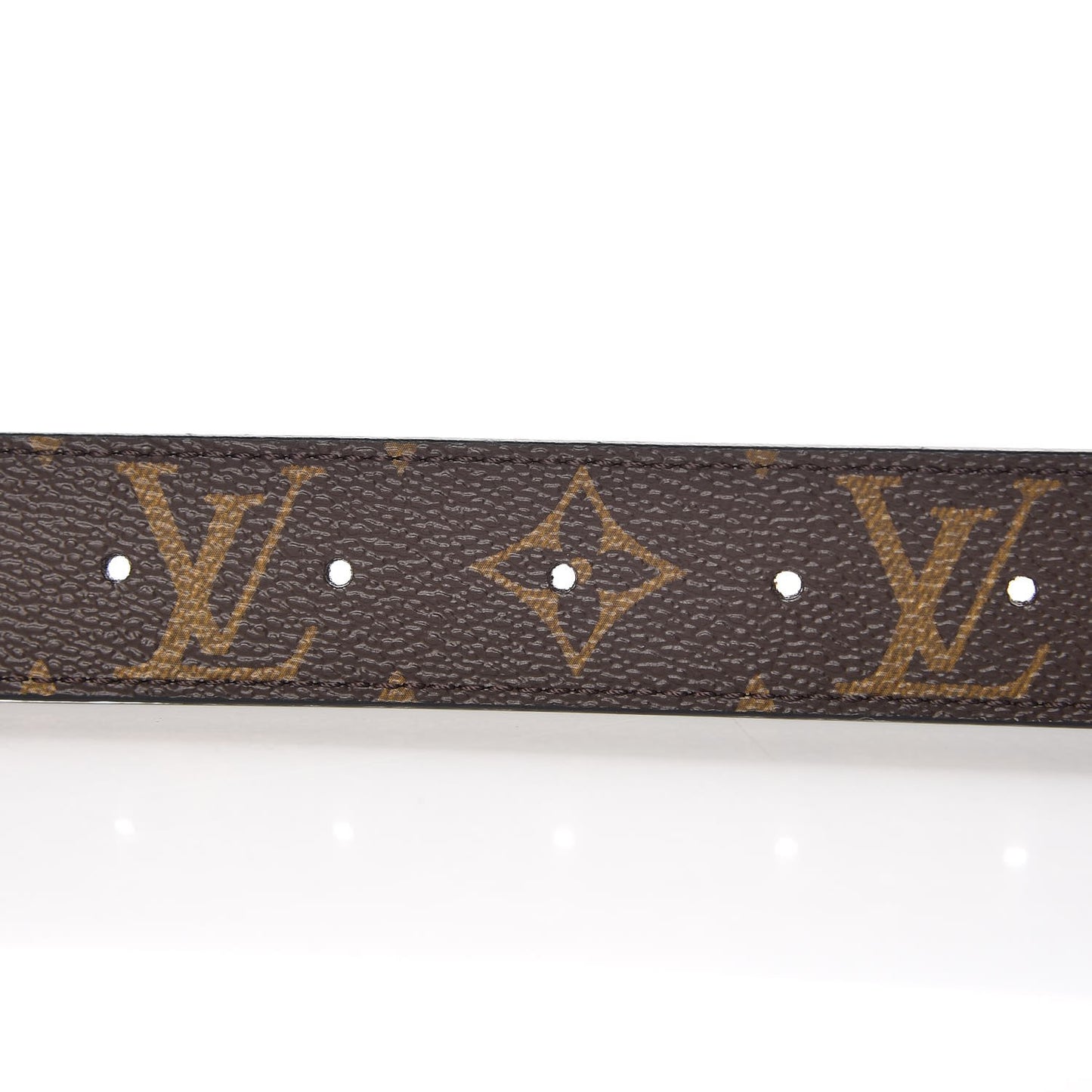 Calfskin Monogram 30mm LV Initiales Reversible Belt 85 34 Black