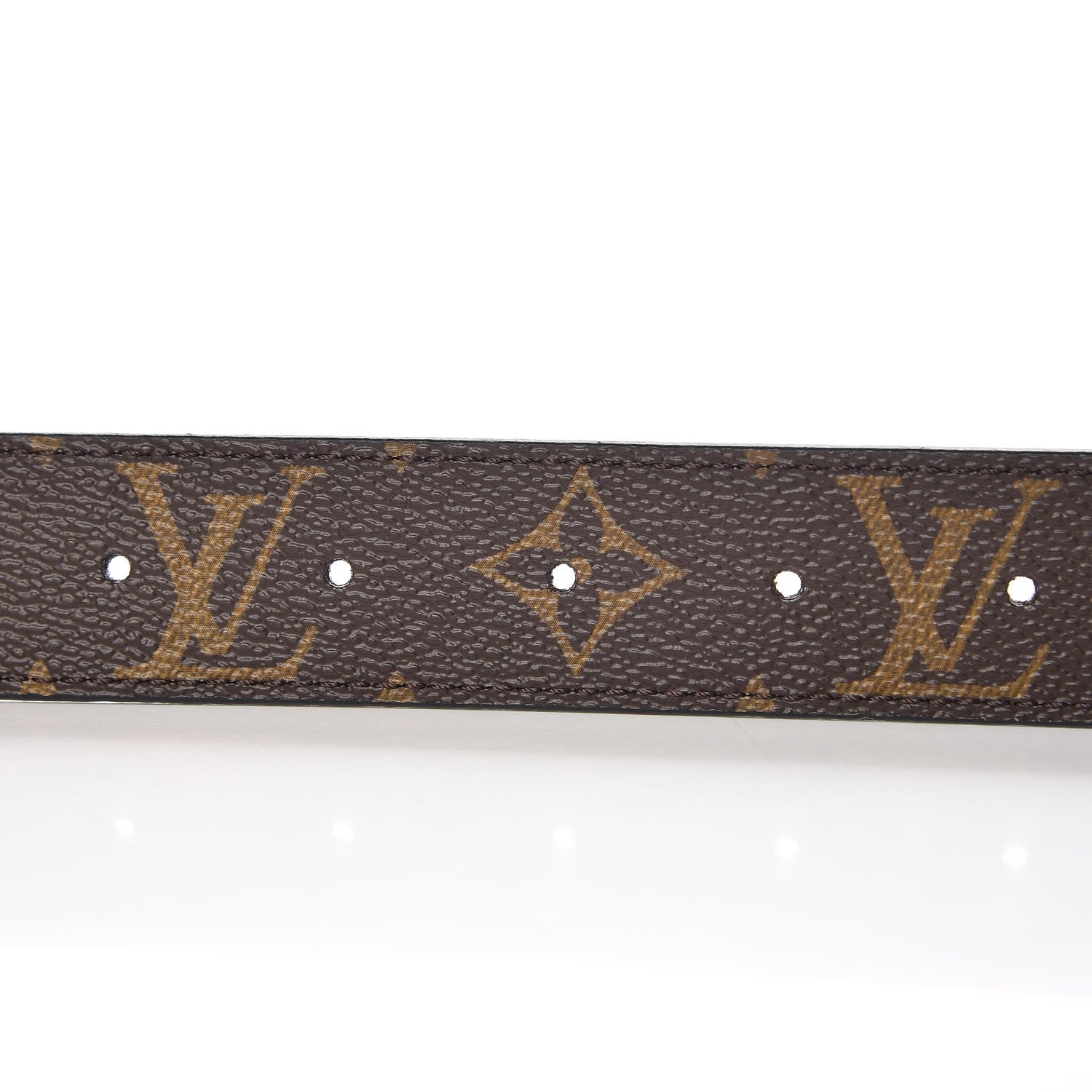 Louis Vuitton Calfskin Monogram 30mm LV Initiales Reversible Belt 85 34 Black 6 of 7