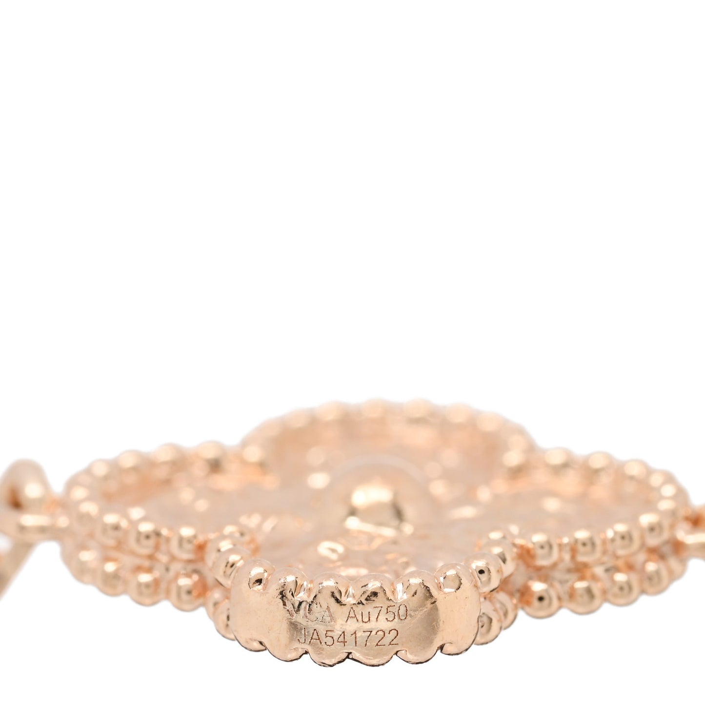 18K Rose Gold 5 Motifs Vintage Alhambra Bracelet